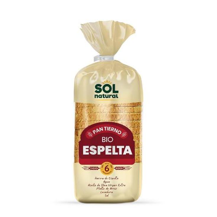 PAN TIERNO ESPELTA BIO SOL NATURAL BOLSA 400 GR