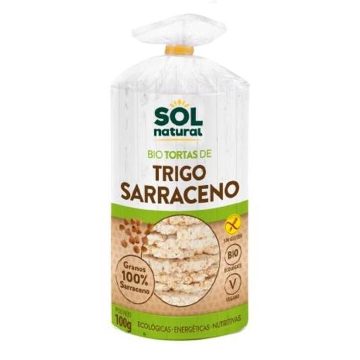 TORTAS TRIGO SARRACENO S/GL.BIO SOL NATURAL BOLSA 100 GR