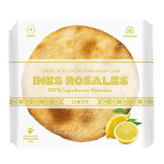 TORTA ACEITE CON LIMON INES ROSALES PQTE 120 GR