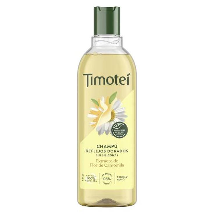 CHAMPU REFLEJOS DORADOS.CAMOMIL TIMOTEI BTLLA 400 ML