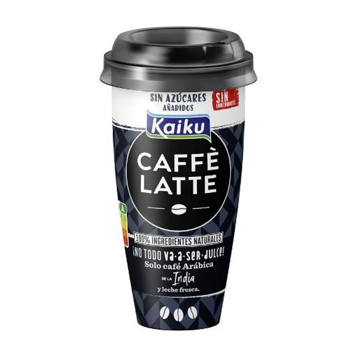 CAFFE LATTE SIN AZUCAR AÑADIDO KAIKU UNIDAD 230 ML