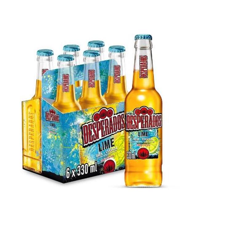 CERVEZA TEQUILA LIMA DESPERADOS BTLLA 33 CL
