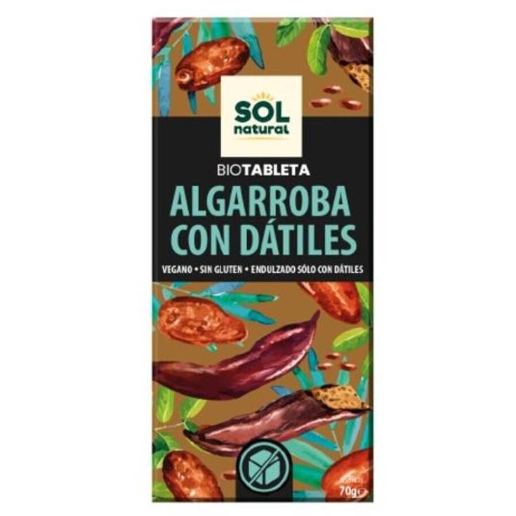 ALGARROBA CON DATILES BIO SOL NATURAL PTLLA 70 GR