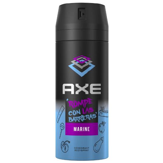 DESODORANTE MEN MARINE 48H AXE SPRAY 150 ML