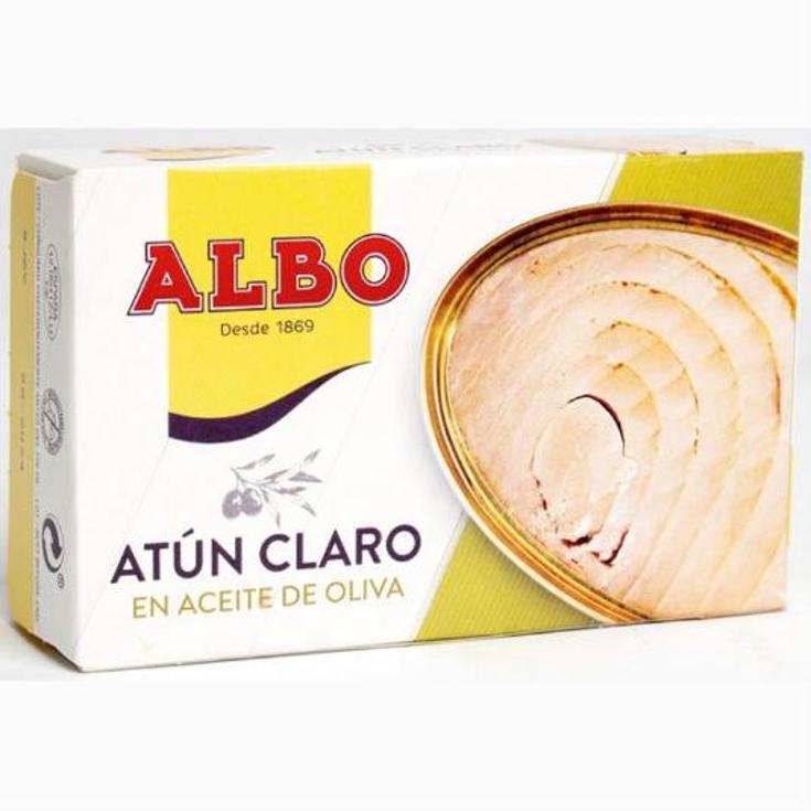 ATUN CLARO ACEITE OLIVA. ALBO LATA 82 GR