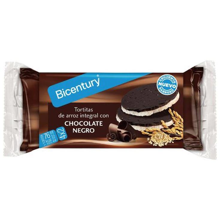 TORTITAS ARROZ INTEGRAL C/CHOCO NACKIS PQTE 130 GR