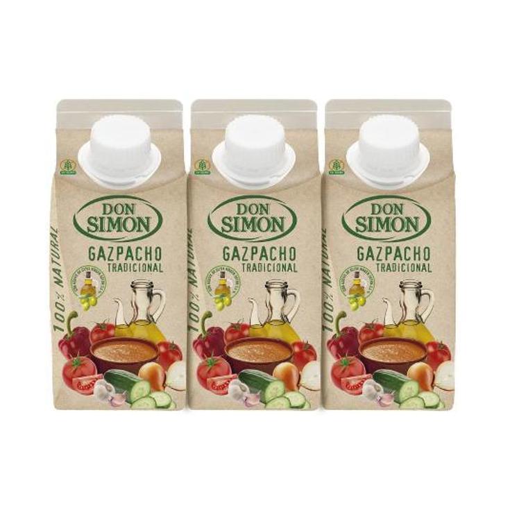 GAZPACHO REFRIGERADO 3X330 DON SIMON PACK 990 ML