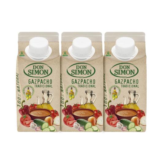 GAZPACHO REFRIGERADO 3X330 DON SIMON PACK 990 ML