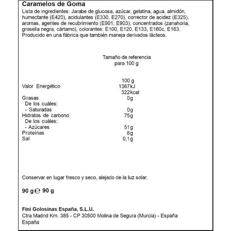 GOLOSINAS CINEMA MIX FINI BOLSA 90 GR