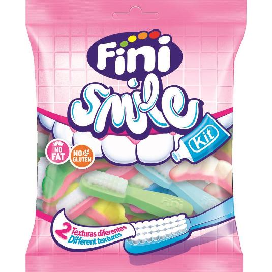 GOLOSINAS SMILE KIT DENTADURA FINI BOLSA 90 GR