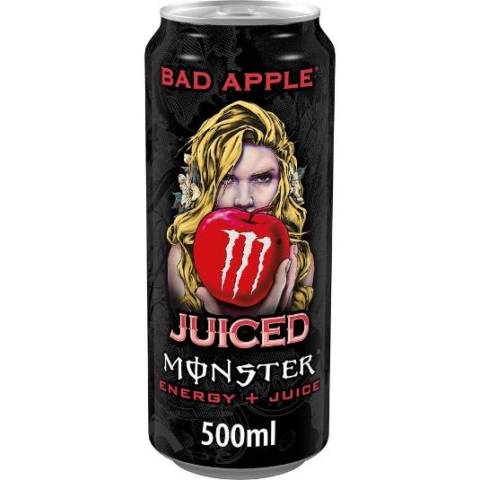 REFRESCO ENERGETICO BAD APPLE MONSTER LATA 500 ML