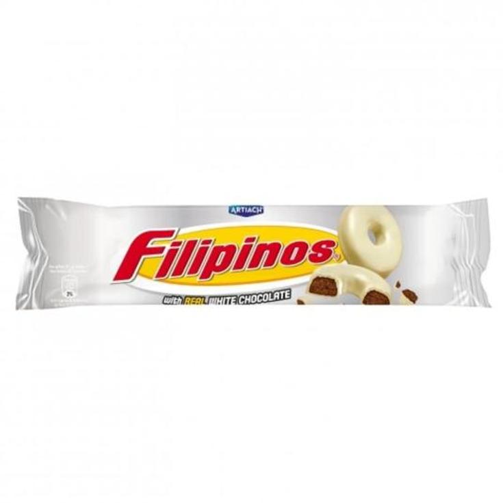 GALLETAS CHOC.BLANCO FILIPINOS ARTIACH PQTE 128 GR
