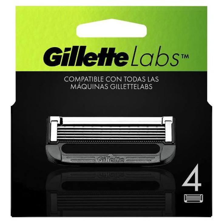 RECAMBIOS AF.LABS 4U. GILLETTE BLIST 4 UD