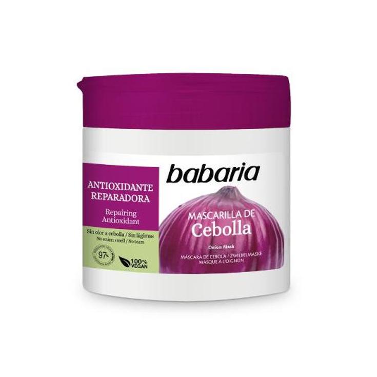 MASCARILLA CAPILAR CEBOLLA BABARIA TARRO 400 ML