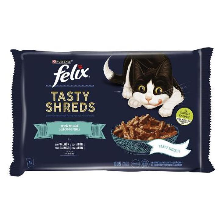 COMIDA GATO DE PESCADO 4X80GR FELIX PACK 320 GR