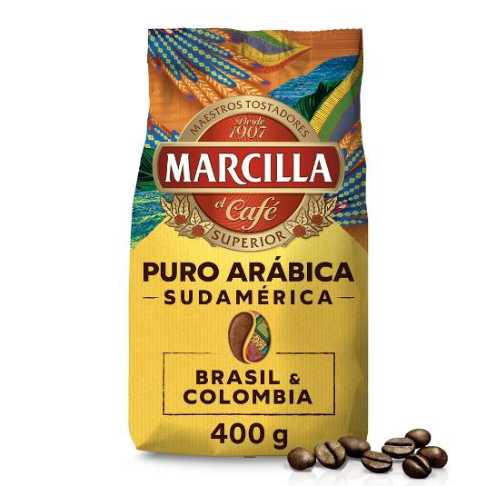 CAFE GRANO PURO ARABICA MARCILLA PQTE 400 GR