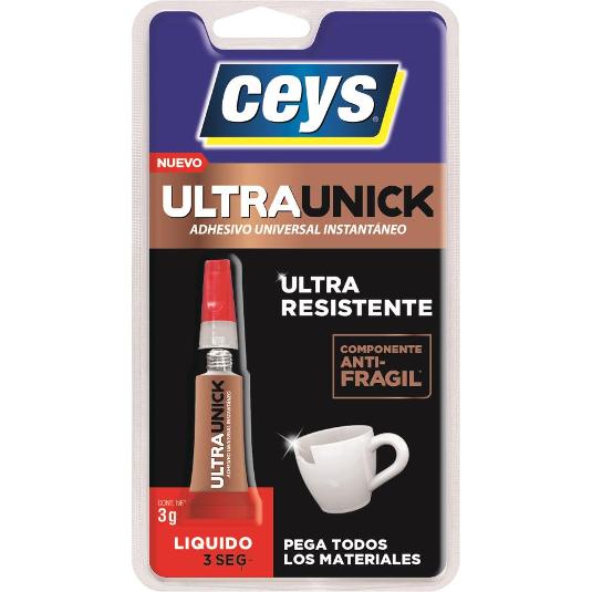 ADHESIVO INSTANT.NO FRAGIL 3 GR CEYS ULTRA BLIST 1 UD
