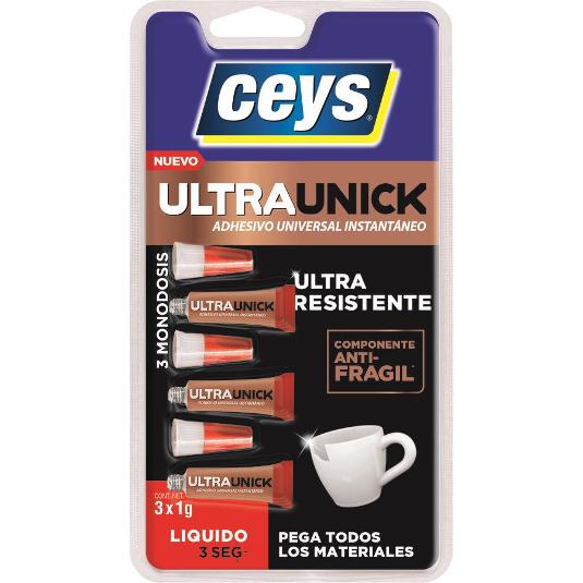 ADHESIVO INSTANT.NO FRAGIL 3X1G CEYS ULTRA BLIST 3 UD