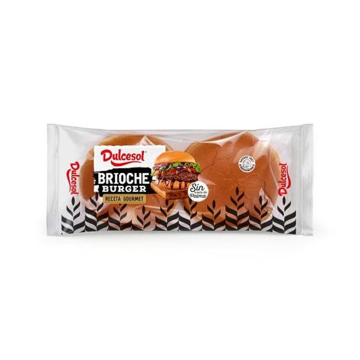 PAN BURGUER BRIOCHE 4 UDS DULCESOL PQTE 340 GR