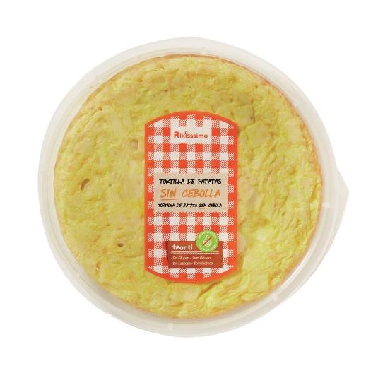 TORTILLA PATATAS FRESCA S/CEBOL RIKISSSIMO UNIDAD 600 GR