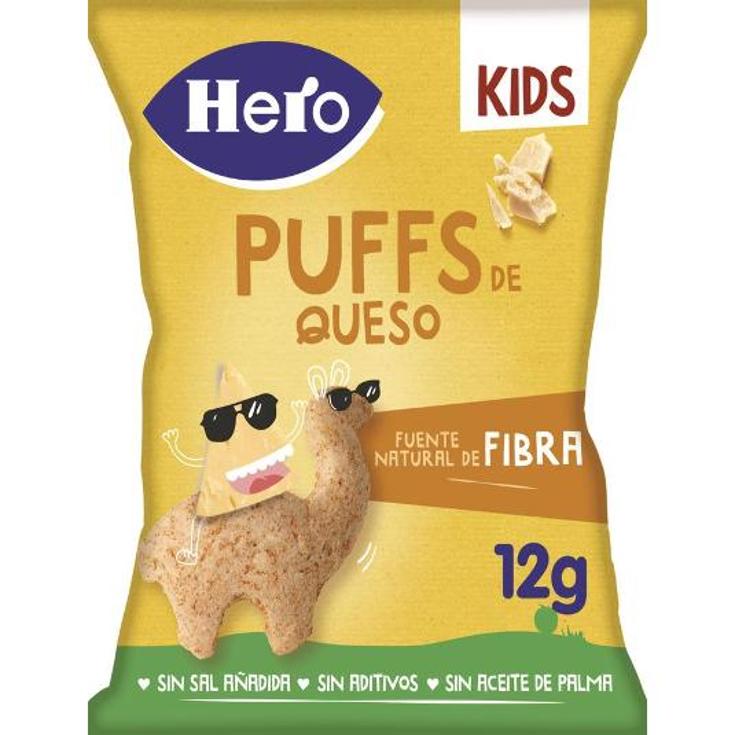 SNACK PUFFS DE QUESO KIDS HERO BOLSA 12 GR