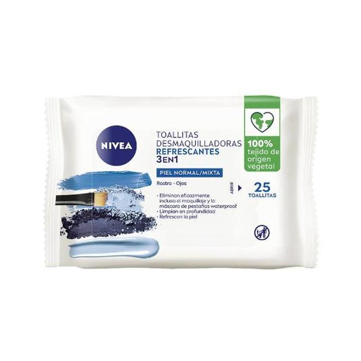 TOALLITAS DESMAQUILL.N/M 25 NIVEA PQTE 25 UD