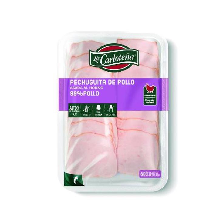 PECHUGUITA POLLO ASADA LONCHEAD LA CARLOTEÑA PQTE 125 GR