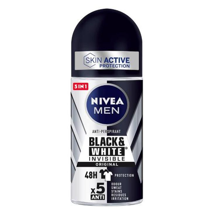 DESODORANTE INVISIBLE B W MEN P NIVEA ROLLON 50 ML