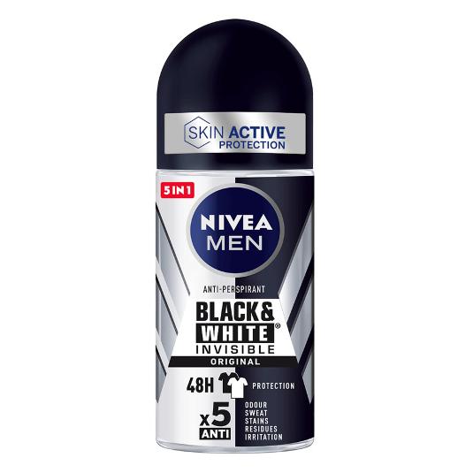 DESODORANTE INVISIBLE B W MEN P NIVEA ROLLON 50 ML