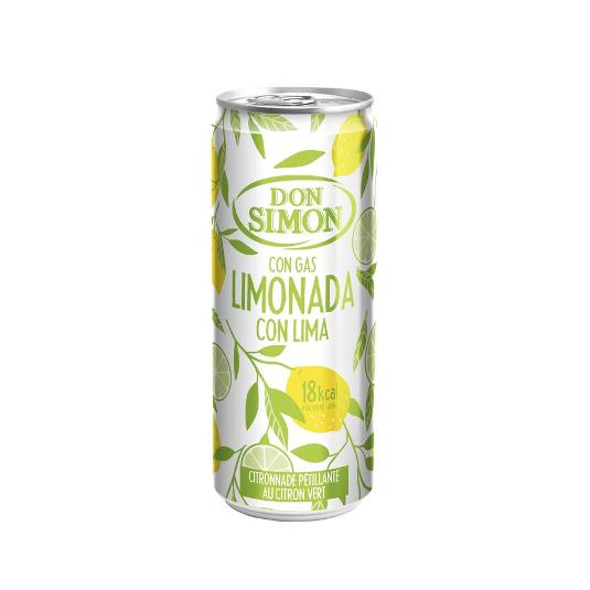 REFRESCO LIMONADA LIMA CON GAS DON SIMON LATA 33 CL