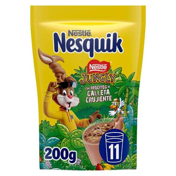 CACAO SOLUBLE JUNGLY NESQUIK BOLSA 200 GR