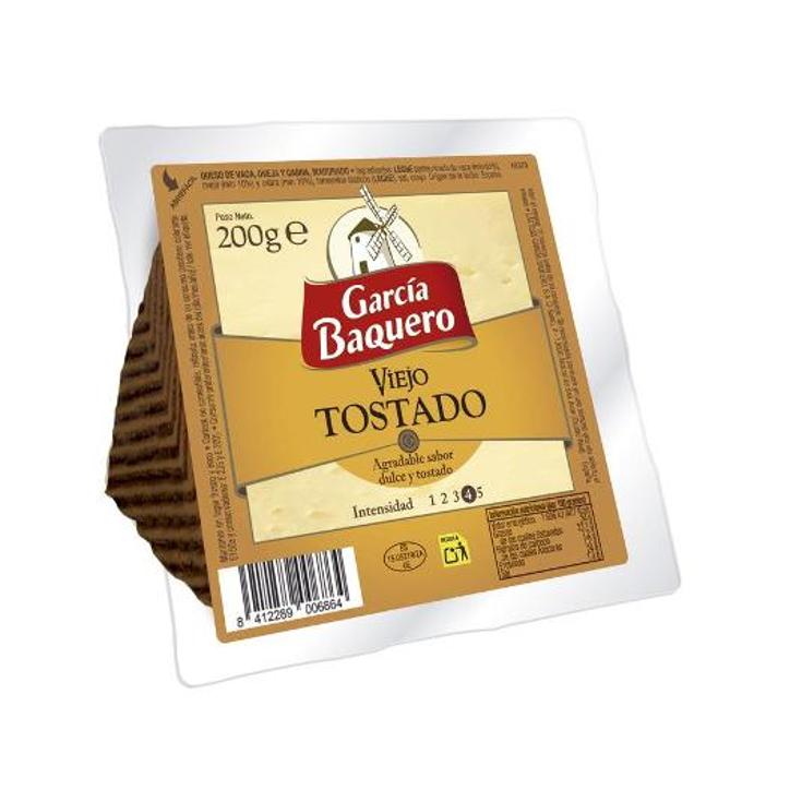 QUESO VIEJO TOSTADO CUÑA G.BAQUERO PQTE 200 GR