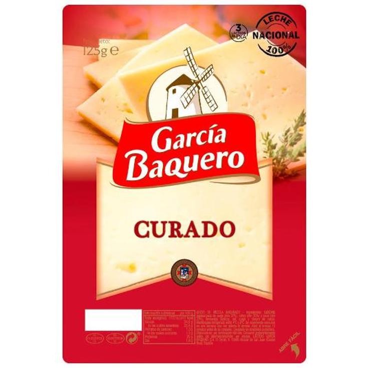 QUESO LONCHAS MEZCLA CURADO G.BAQUERO PQTE 125 GR