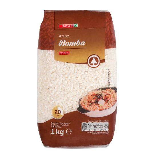 ARROZ BOMBA SPAR PQTE 1 KG