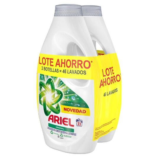 DETERGENTE LIQU.ORIG.AHORRO ARIEL PACK 46 LA