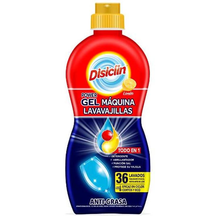 DETERG LAVAVAJ.POWER GEL 36 L. DISICLIN BTLLA 720 ML