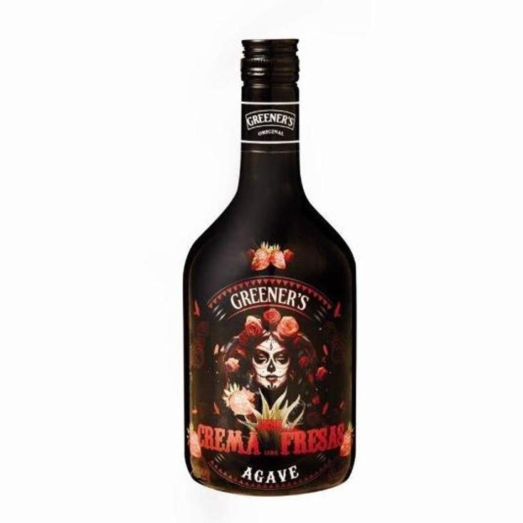 LICOR CREMA FRESA C/AGAVE GREENERS BTLLA 70 CL