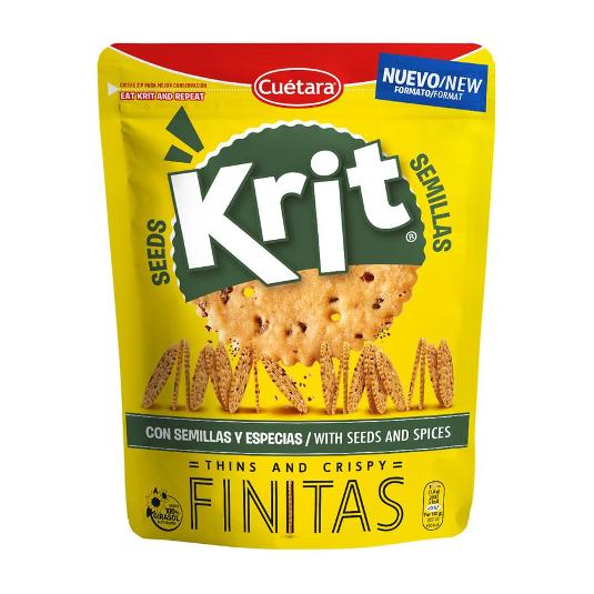 GALLETAS SAL.FINITAS SEMILLAS KRIT PQTE 150 GR