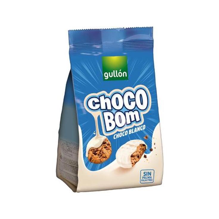 GALLETAS MINI CHOCOBOM BLANCO GULLON PQTE 100 GR