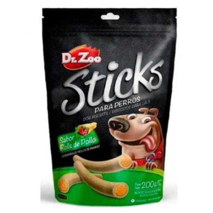 STICKS ROLL POLLO DR.ZOO UNIDAD 50 GR