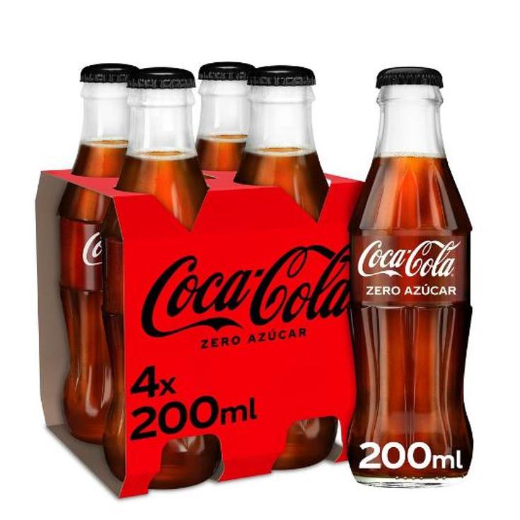 COCA COLA ZERO VNR 4X20 CL. COCA COLA PACK 80 CL