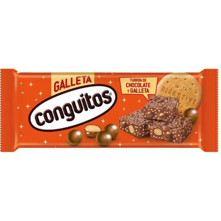 TURRON CHOCOLATE GALLETA CONGUITOS PTLLA 250 GR