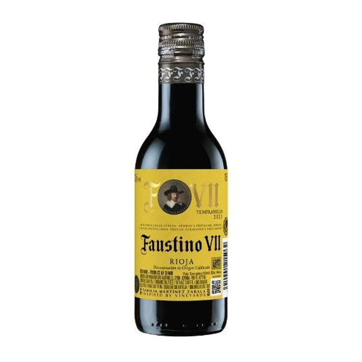 VINO TINTO RIOJA 13,5º 18,75CL FAUSTINO VII BTLLA 19 CL