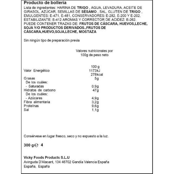 PAN MAXI HAMBURGUESAS X4 SPAR PQTE 300 GR