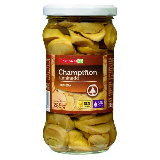 CHAMPIÑON LAMINADO SPAR FRASCO 285 GR