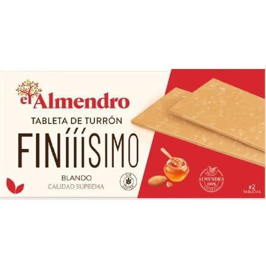 TURRON BLANDO FINIISIMO EL ALMENDRO PTLLA 160 GR