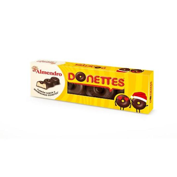 TURRON CHOCOLATE DONETTES EL ALMENDRO PTLLA 150 GR