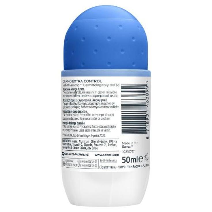 DESODORANTE EXTRACONTROL SANEX ROLLON 50 ML