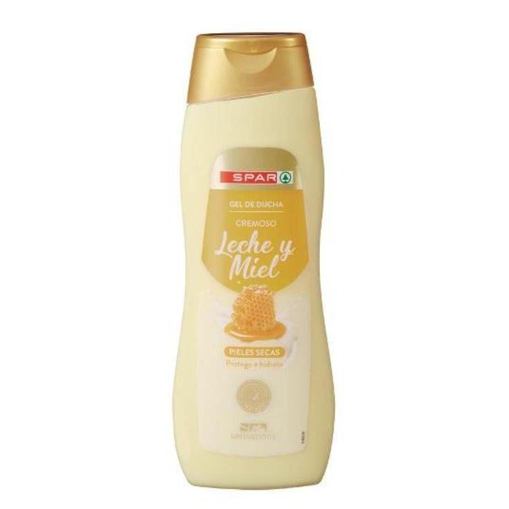 GEL BAÑO LECHE Y MIEL SPAR BTLLA 750 ML