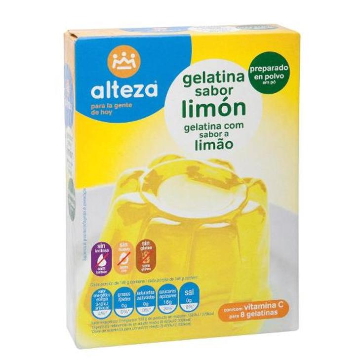 GELATINA LIMON 2X85 GR SPAR PQTE 170 GR